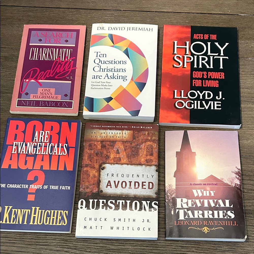 Assorted Christian Books Collection 6 included with listing Bible Study